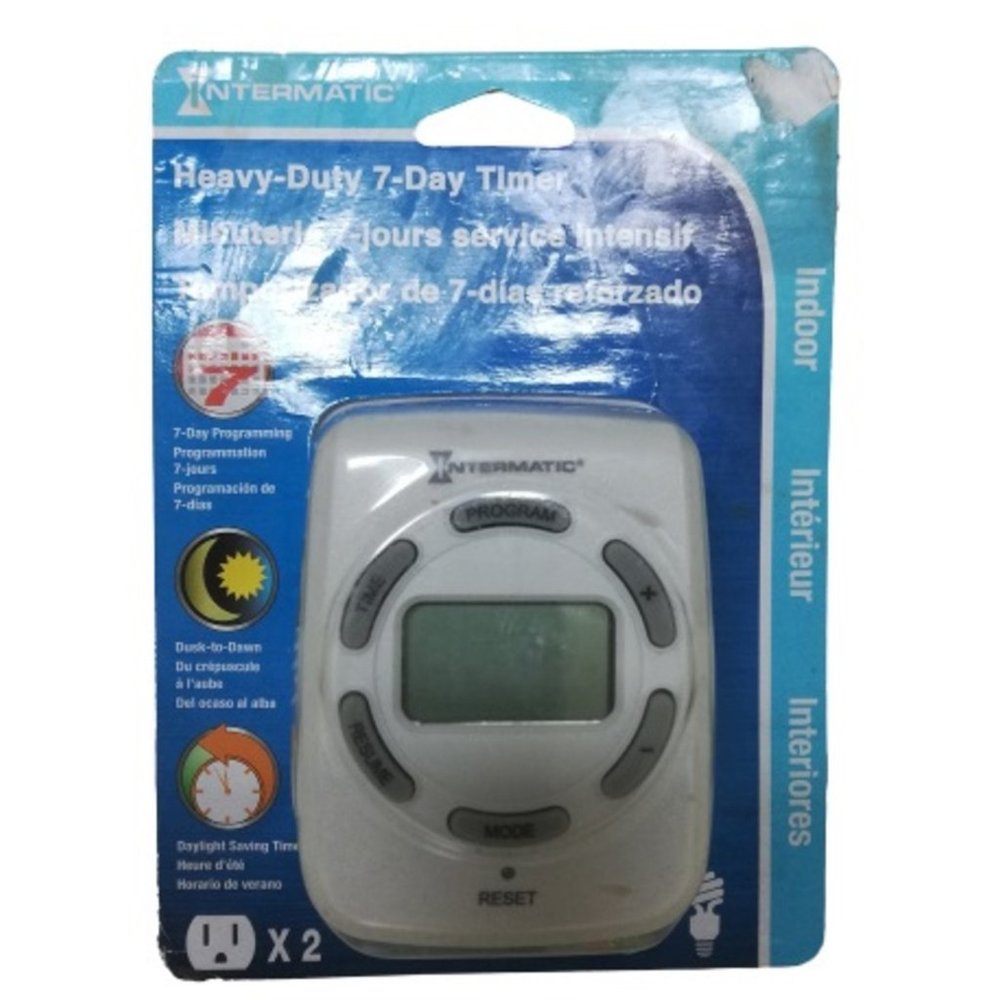 Intermatic 15-Amp Two-Outlet Digital Timer
